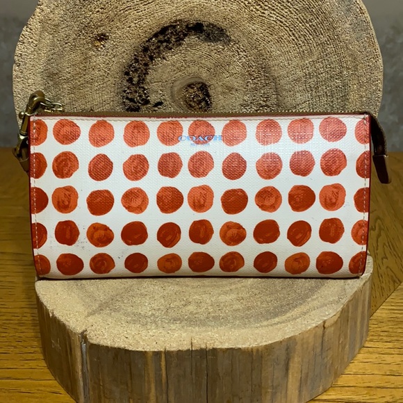 Coach Handbags - *RARE* COACH Bleecker Painted Dot Wallet